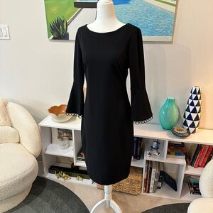 Calvin Klein Black Long Sleeve Dress